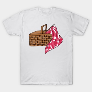 Picnic Basket with Blanket T-Shirt